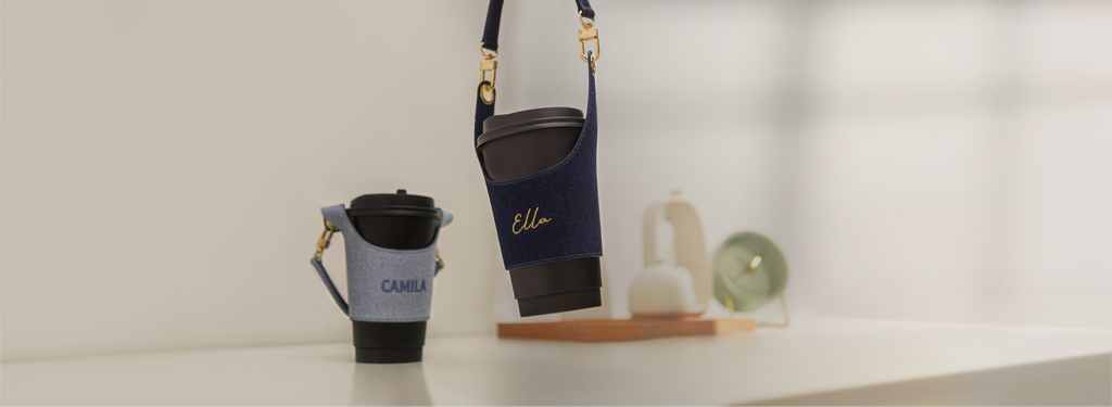 Denim Cal Cup Holder